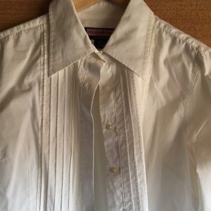 VINEYARD VINES Ivory L/S Button-Down, Sz 12